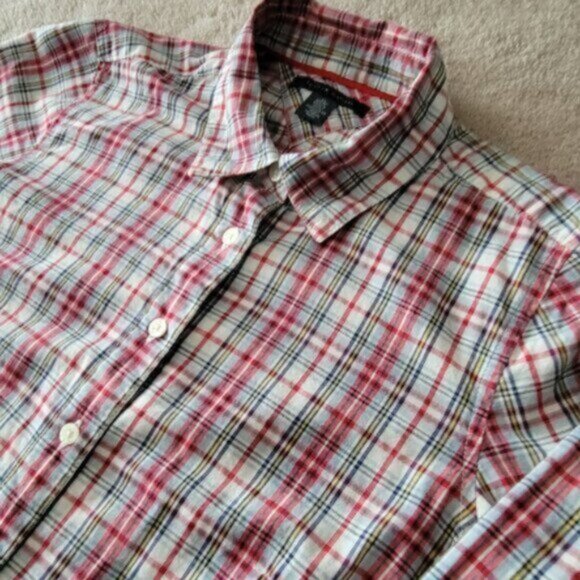 Tommy Hilfiger Plaid Button Down Shirt Women's Size XS - Picture 2 of 11